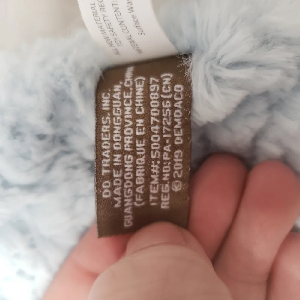 Demdaco Blue Bear Lovie Lovey 14